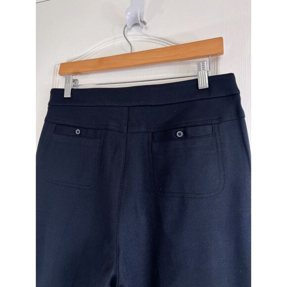 Soft Surroundings Women's Bootcut Pants Black Rayon Polyamide Stretch Size 6 - Picture 3 of 11